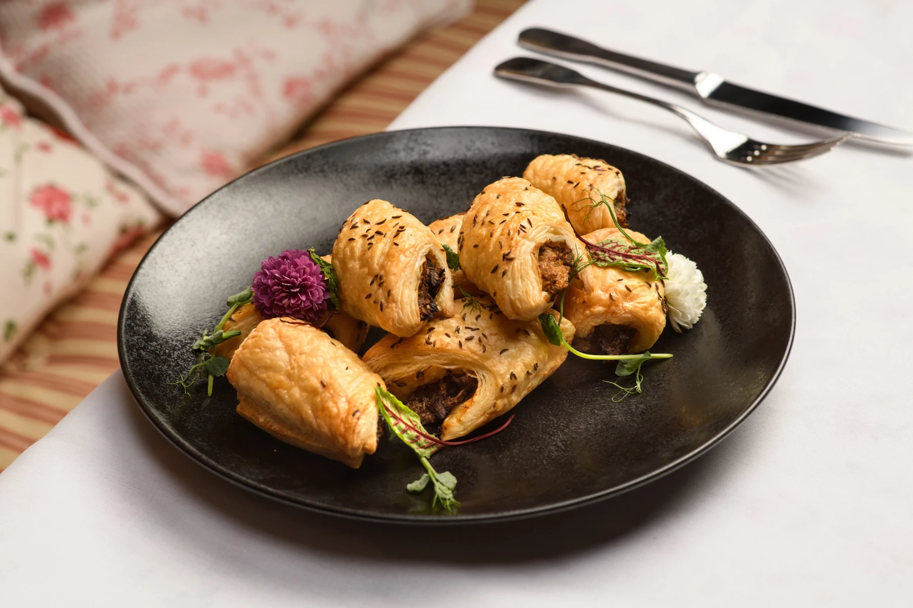 Francuskie paszteciki z kapustą i grzybami