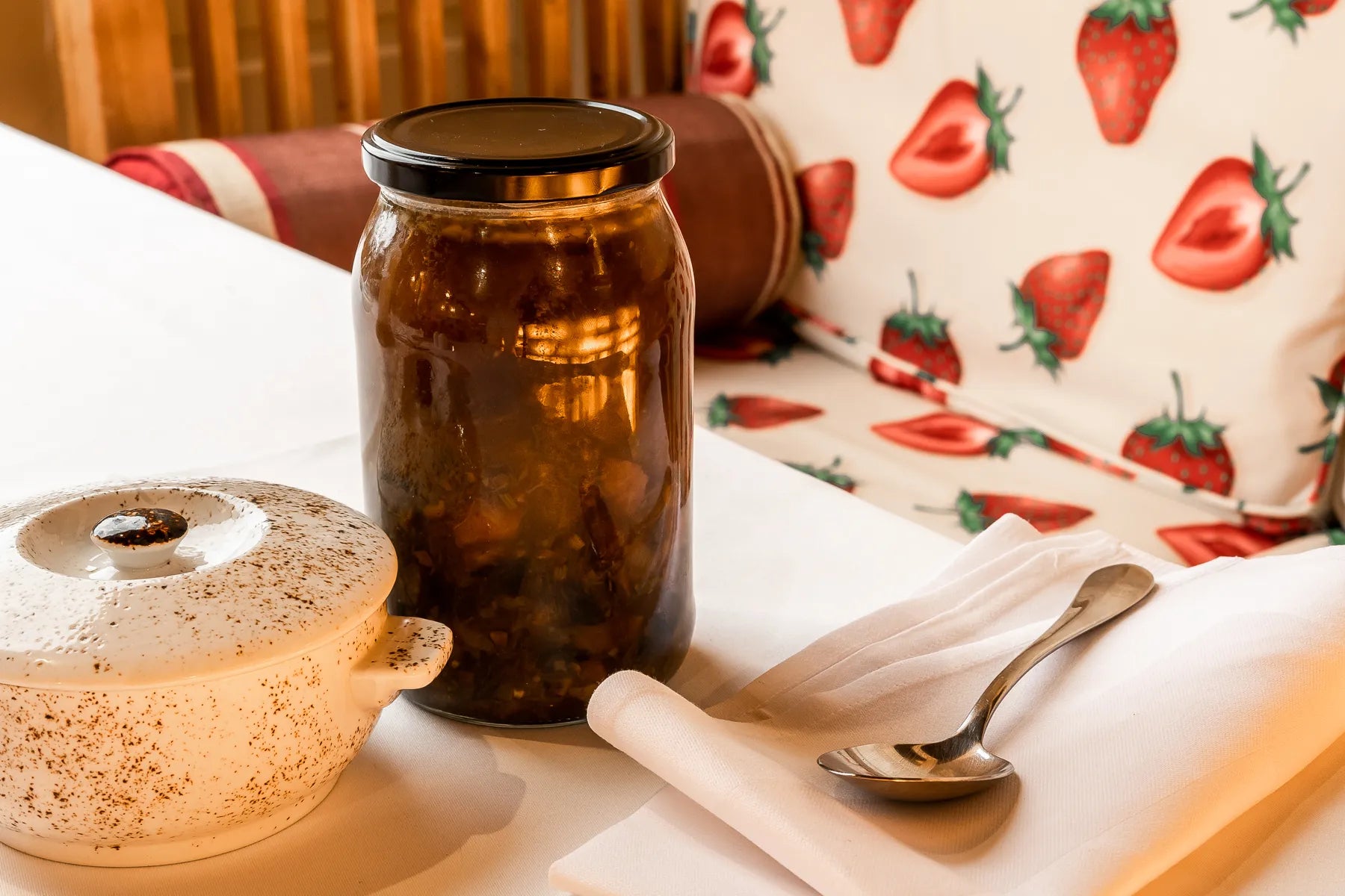 Czysta borowikowa wigilijna z łazankami